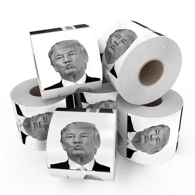 

UCHOME Wholesale Custom Printed Donald Trump bulk sale Toilet Paper