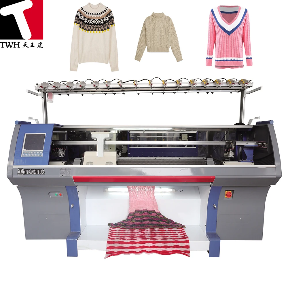 Single System 52inch Carpet Sweater Automatic Hat Knitting Machine