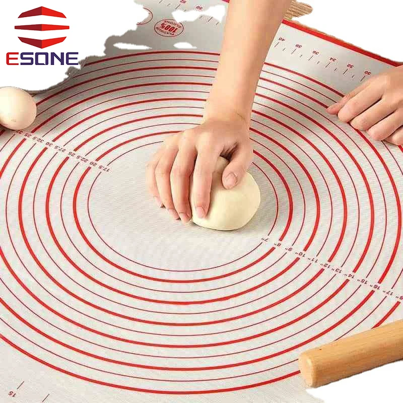 

30*40 cm Food grade non-stick and heat resistant silicone pastry mat, Any color can be customized