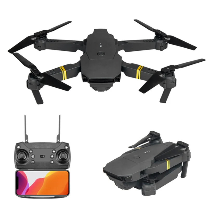 

E58 4-axis headless mode altitude hold folding drones toys remote control pocket drone