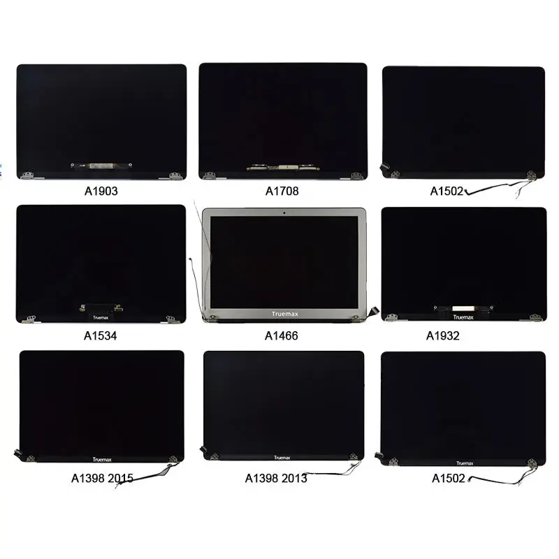 

Screens for Apple Macbook Air M1 M2 Pro A1398 A1425 A1466 A1706 Replacement Screen Assembly LCD Laptop Retina Display Digitizer