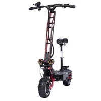 

Janobike Upgraded Version 11 inch C-Type Off-Road 60V 5600W 26AH Dual Drive Front and Rear Oil Brakes Foldable Scooter