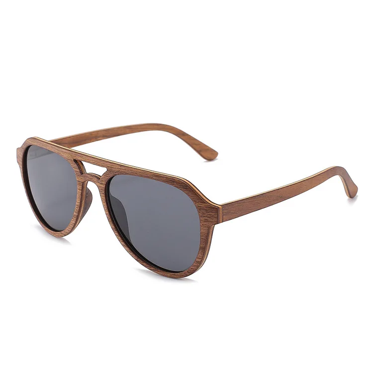 

High Quality Eyewear Manufacturer Custom Logo Men's Sun Glasses Polarized Private Label Wood Frame Recycled Sunglasses, Any colors