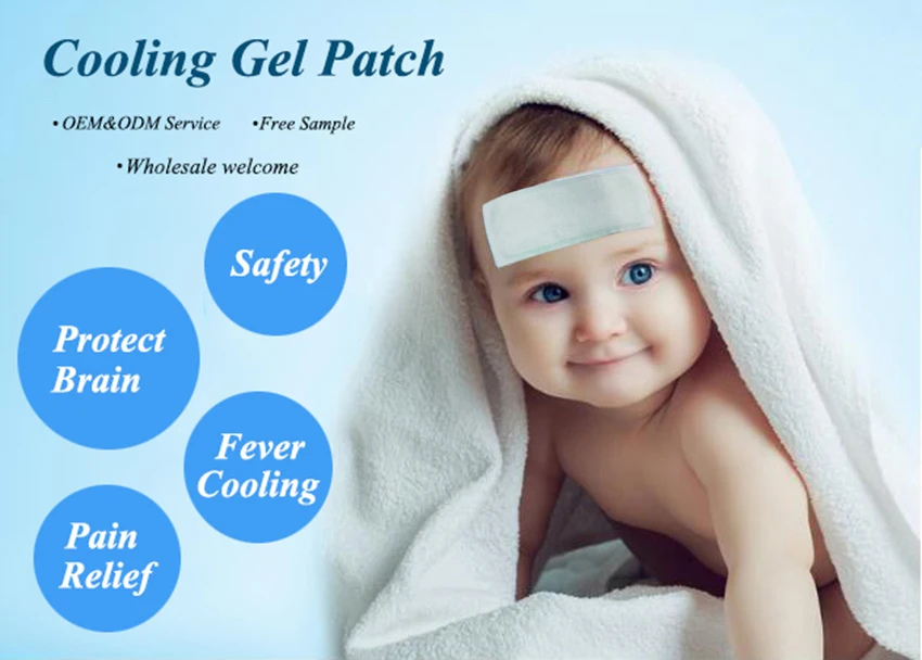 Export Japan Cooling Fever Pain Relief Patch Clothe Natural Headache