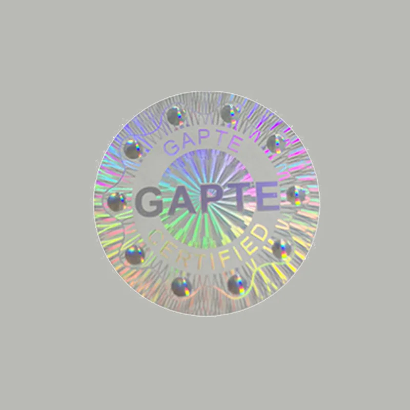 

Custom Transparent PET id Hologram sticker Overlay Secure Holographic Transparent Hologram sticker