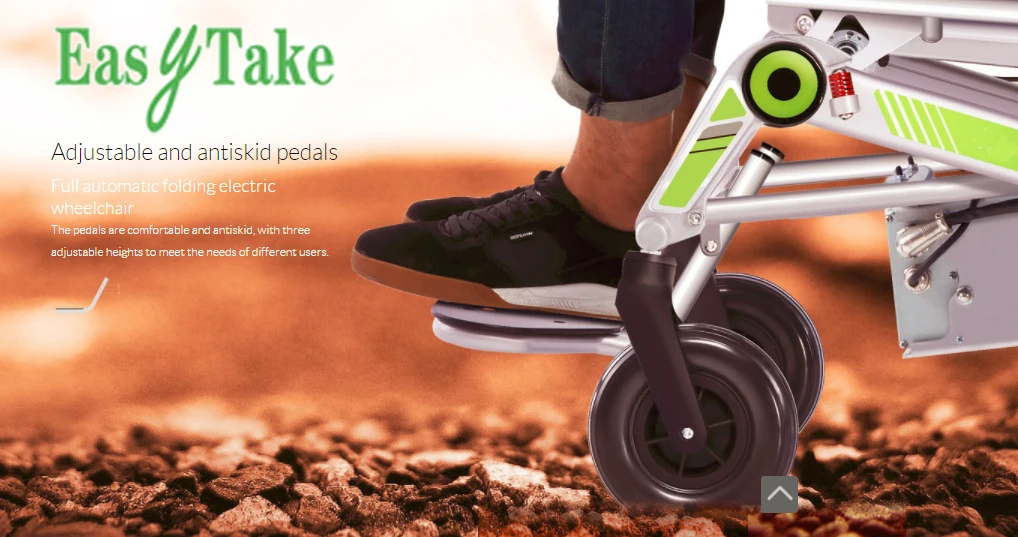 Heavy Duty Remote Controlled Electric Wheelchair for Outdoor
