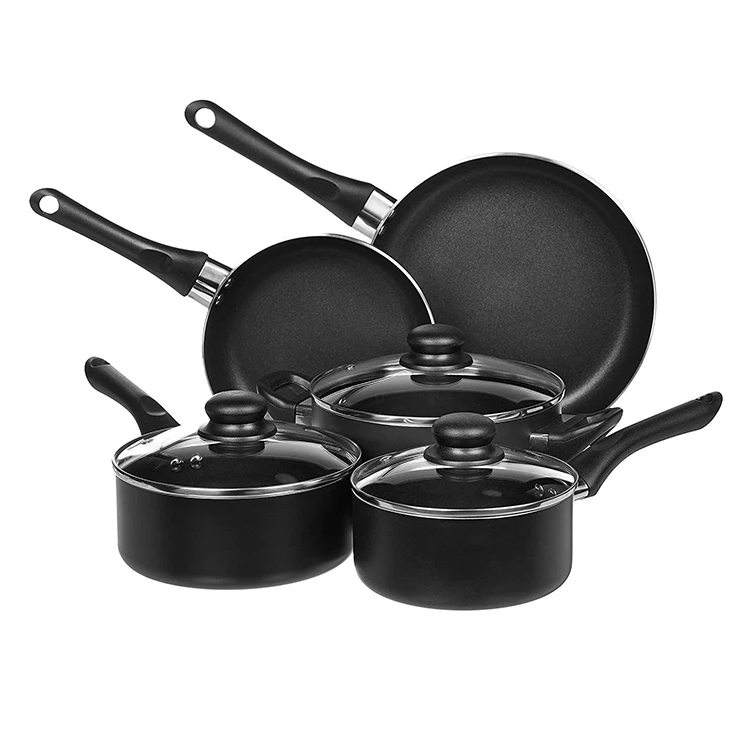 

Aluminum 8 Piece Set pots and pans cookware sets cooking nonstick cookware sets, Customized color