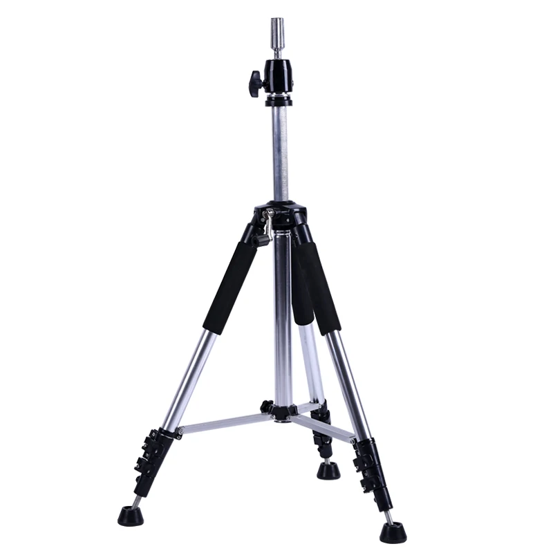 

Wholesale beauty salon mannequin head tripod, Silver and connector are black