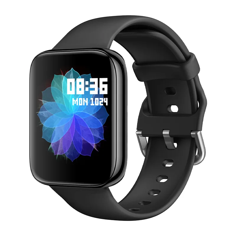 

IOS Android Men Women Waterproof Sport Pedometer Fitness Tracker Relojes Inteligentes Bracelet Smart Watch, Black