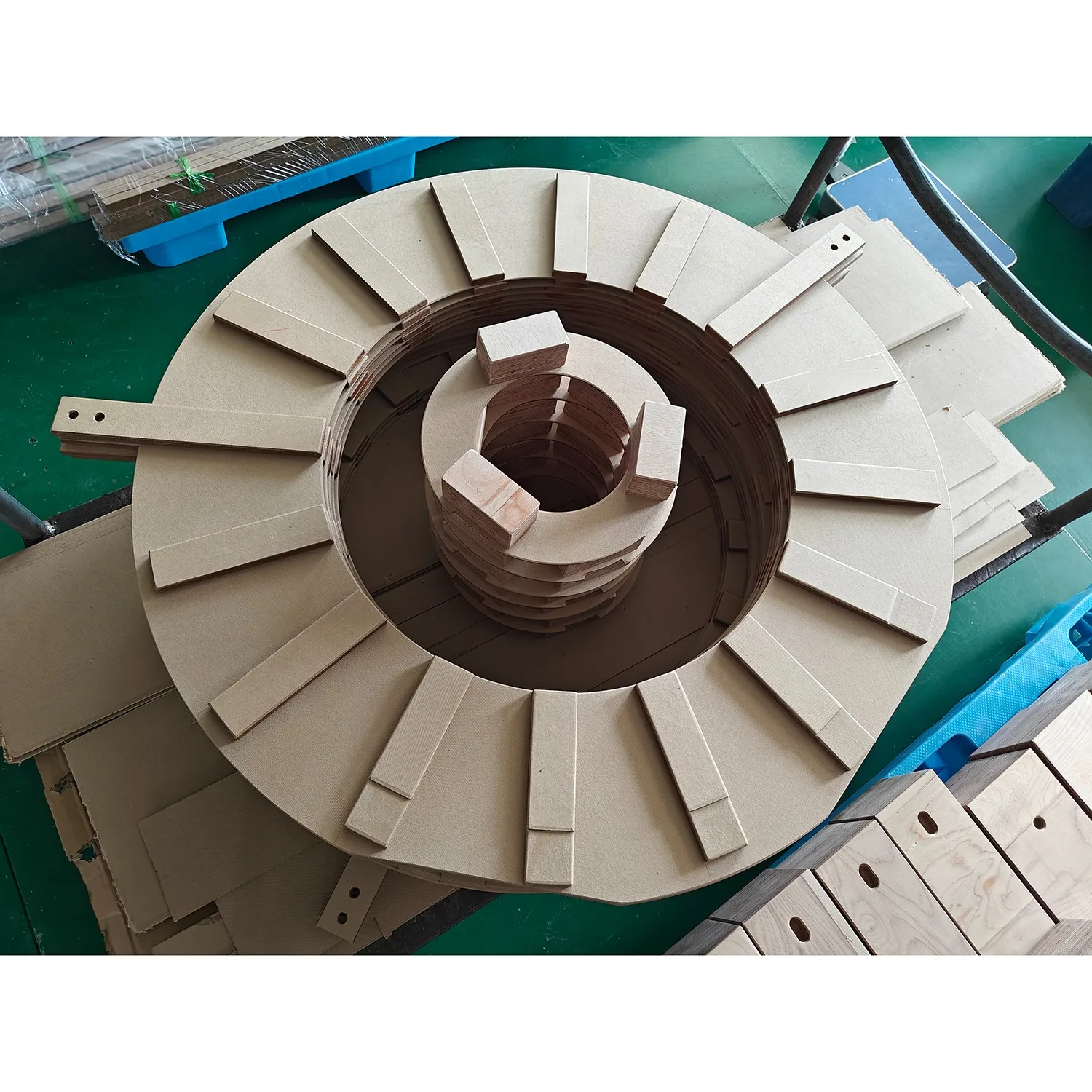 Oil-immersed transformer insulation components made of pressboard sulfate pulp laminated board for electrical insulation