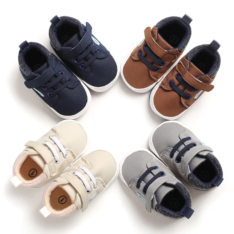 

Fashion Baby Boys Anti-Slip Shoes Sneakers Toddler Soft Soled First Walkers