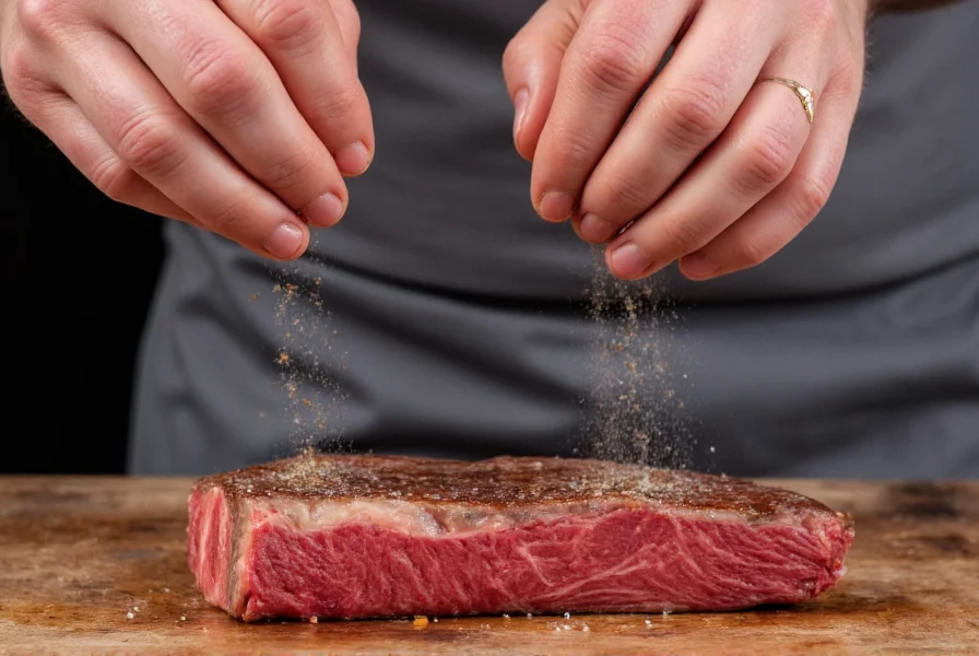 how to season steak properly timing and technique guide