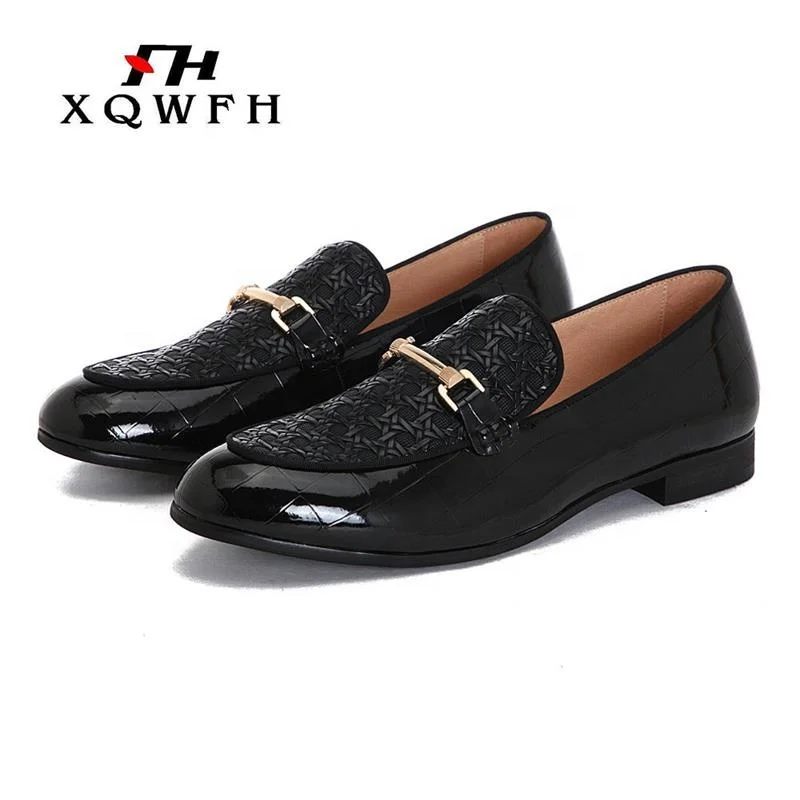 

New Style Men Casual Shoes With Custom Personality Party And Wedding Men Leather Loafers, 1 colors
