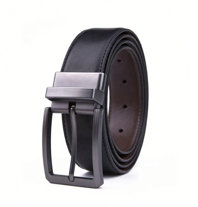 Alfa 100% Genuine Leather Belt Reversible Leather Belt For Men Leather ...