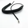 Shielded extension control coiled cords cable