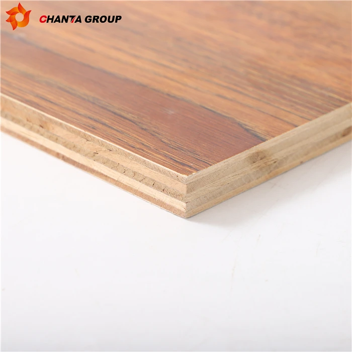 Double Sided Laminated Melamine Paper Coated Faced Plywood for Indoor Decoration Furniture