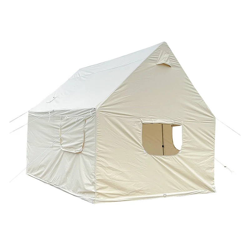 

Wholesale Price 900D Oxford White Practical Professional Glamping Leisure Resort Tent Camping Glamping Tent