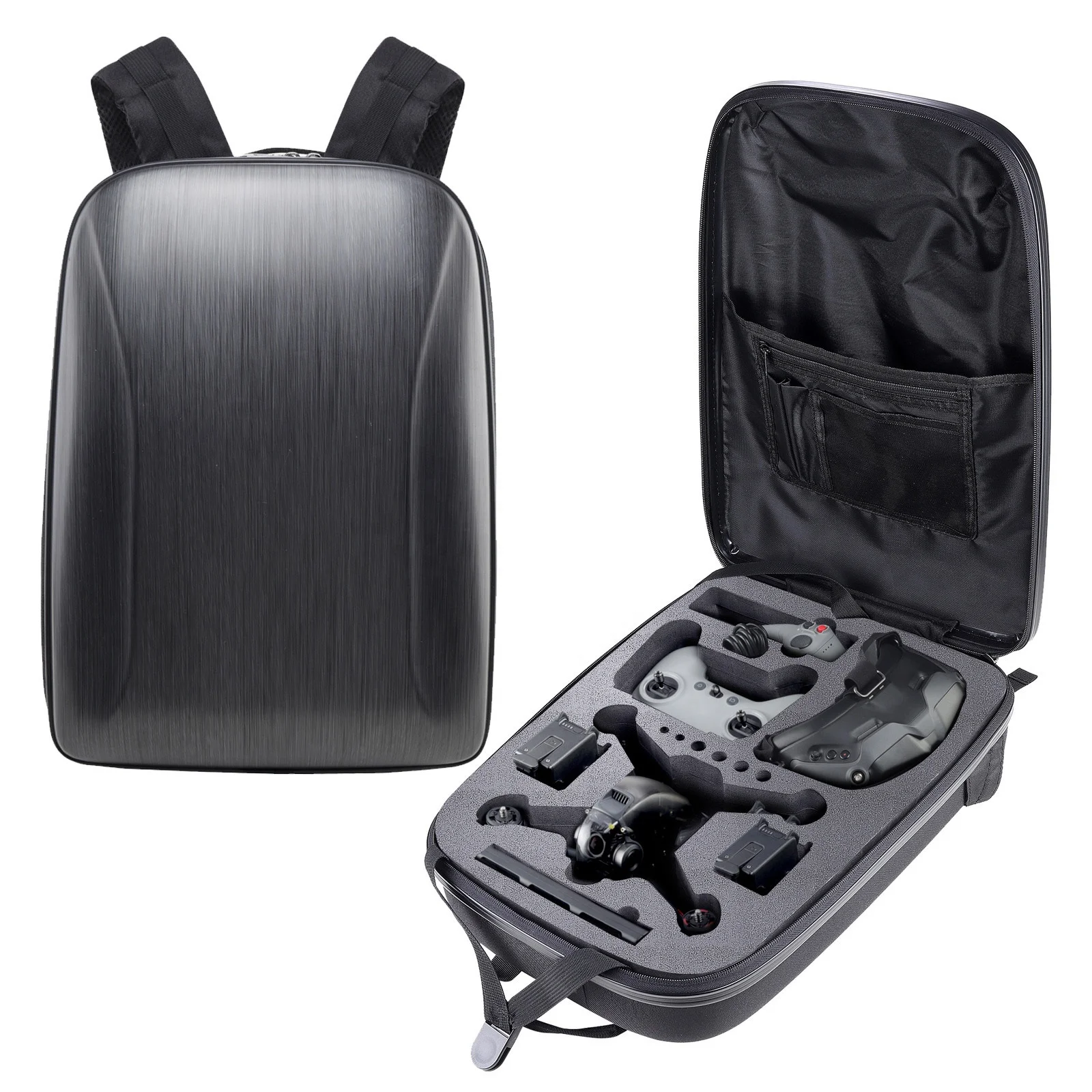 

Hard Shell Carrying Case Backpack Bag Waterproof Anti-shock For DJI FPV Combo Large Capacity Multiple Storage Drone Bags Boxes