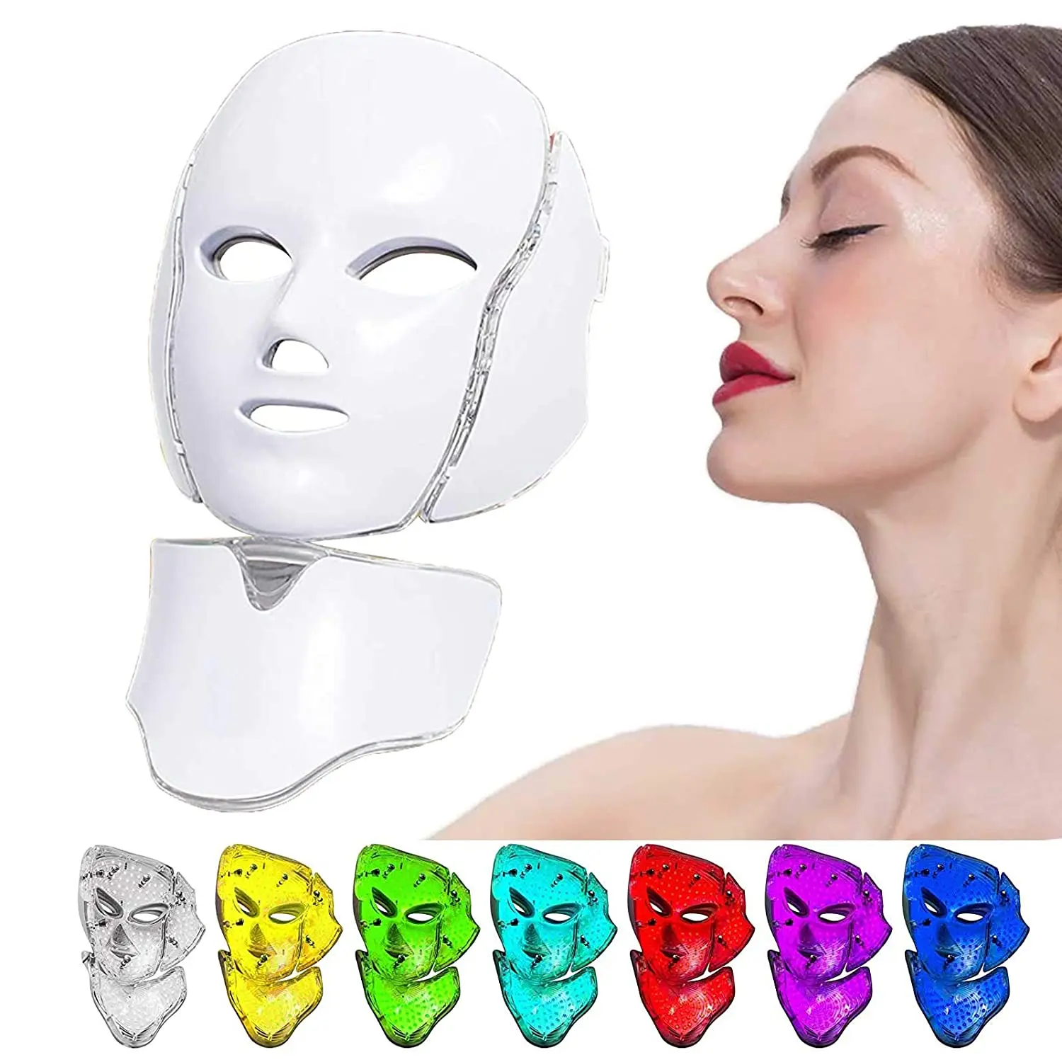 Ny-Fm01 Amazon Hot Sale Fba Usa Blue & Red Light Treatment Acne Photon Korea Pdt Technology For Acne Reduction Led Mask Therapy