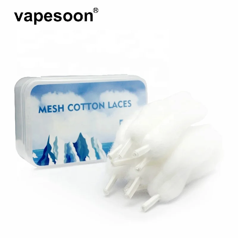 

vapesoon new prebuilt organic wire mesh coil Vape Cotton thread for rta RDA RBA meshword kylin m zeus x Profile RDA mesh coil