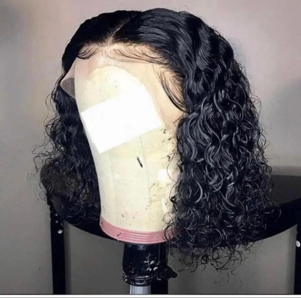 

Free sample Curly Wig 13x4 Lace Front Human Hair Wigs for Black Women Pre Plucked With Baby Hair Brazilian Lace Frontal Wigs