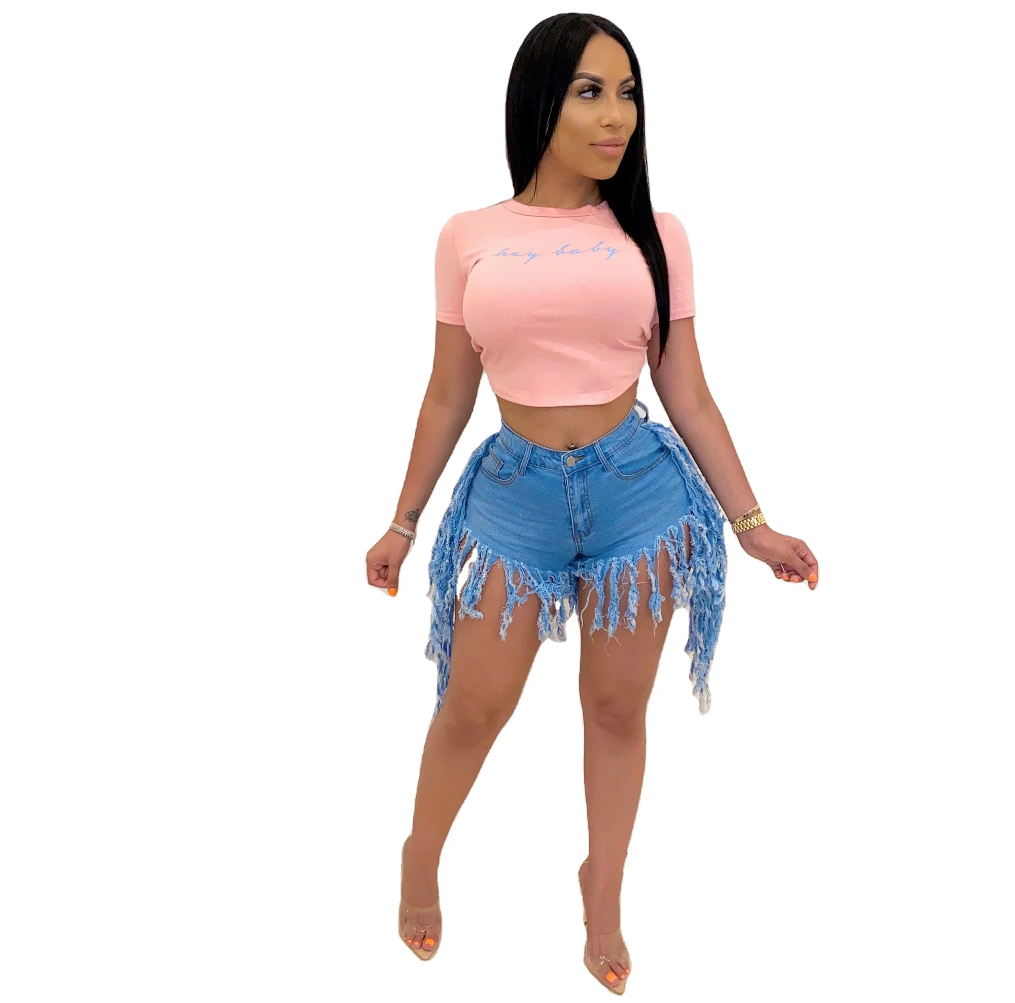

New Arrival Solid Color Women Jeans Shorts Skinny Women Short Jeans Pants For Women