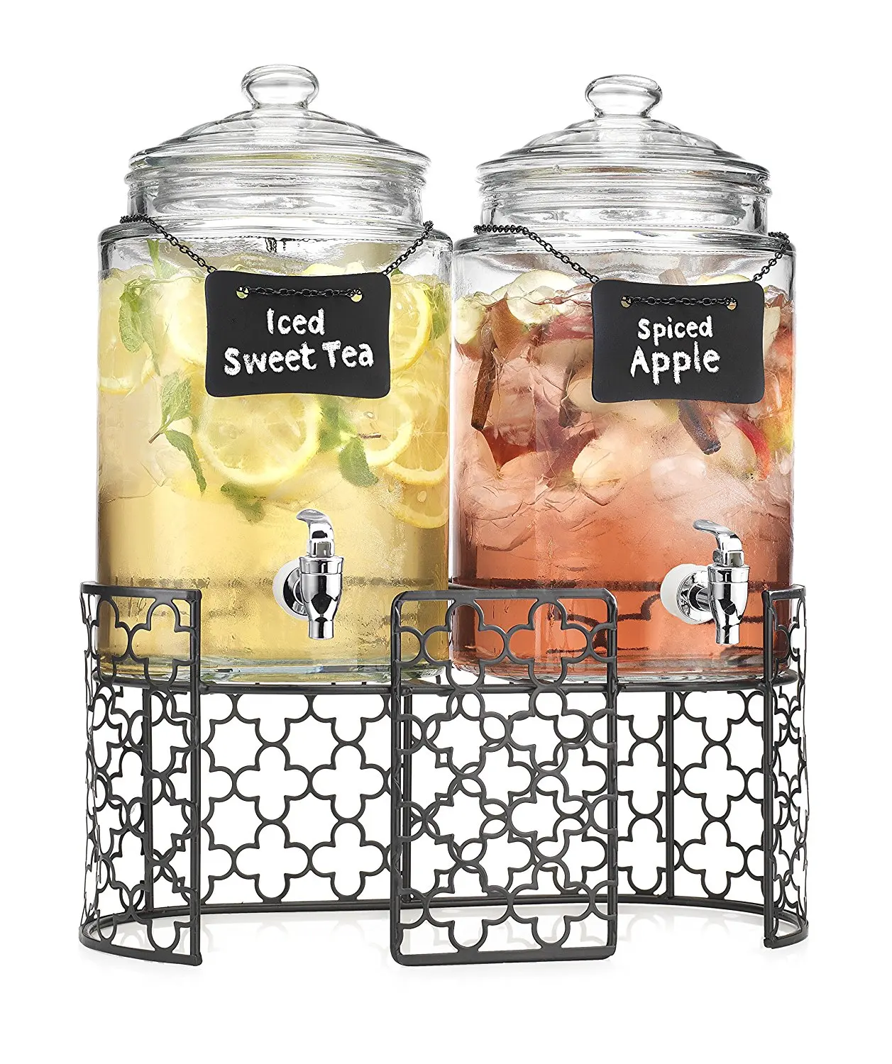 Best Selling 1.5 Gallon Glass Juice Beverage Dispenser Jar With Spigot