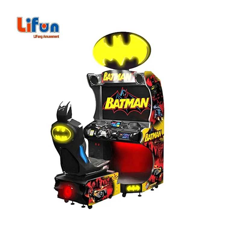 Fabrik Großhandel CE Zertifikat Batman Auto Fahren Simulator Münze Betrieben Arcade Racing Spiel Maschine Für Verkauf