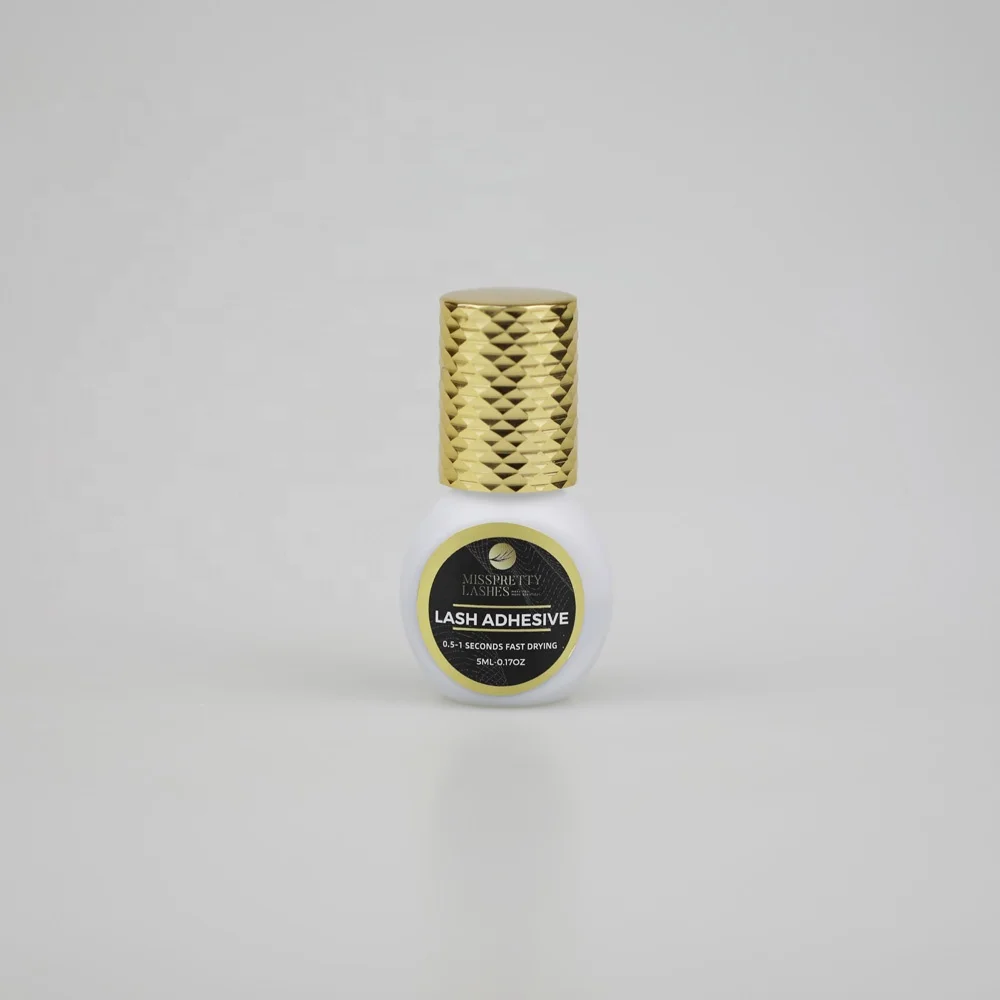 

0.5-1sec drying lady black oil resistant eyelash extension glue for individual eyelashes Japan