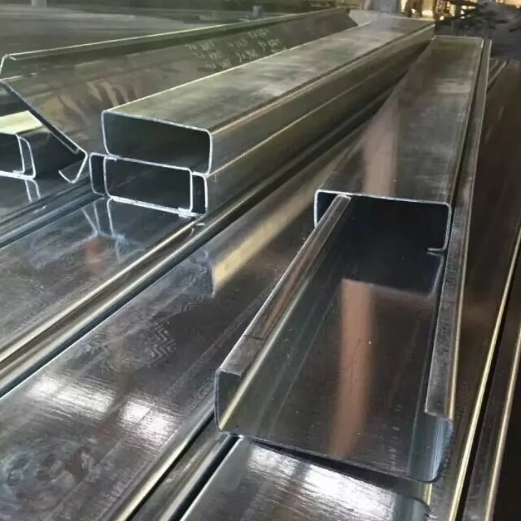 Astm A36 Ss400 S275jr Metal Galvanized Steel 40*40mm c Shaped Steel Channels Purlin Prices List