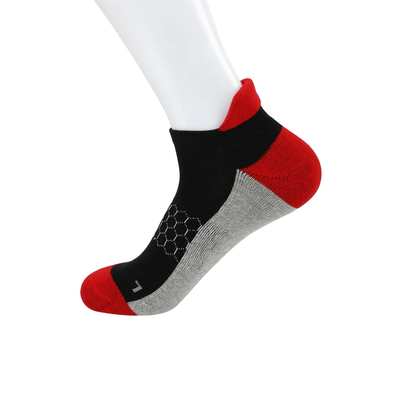 

Wholesale Man Sports Terry Cotton Athletic Ankle Sport Socks, Black,white,grey