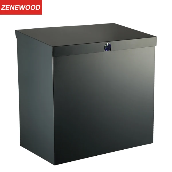 

2022 Zenewood Waterproof Galvanized Steel Package Parcel Box Drop Box With Anti-rust And Anti-theft Design, Color customerized