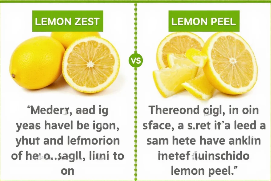 Comparison of different lemon zesting tools