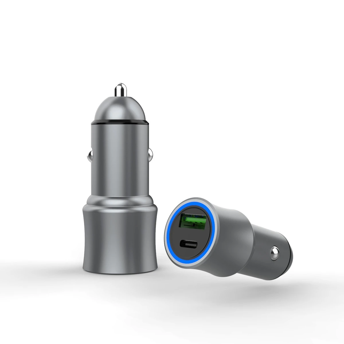 

Free Sample 36W Dual USB PD18W And QC3.0 Fast Power Adapter Car Charger For iphone Samsung