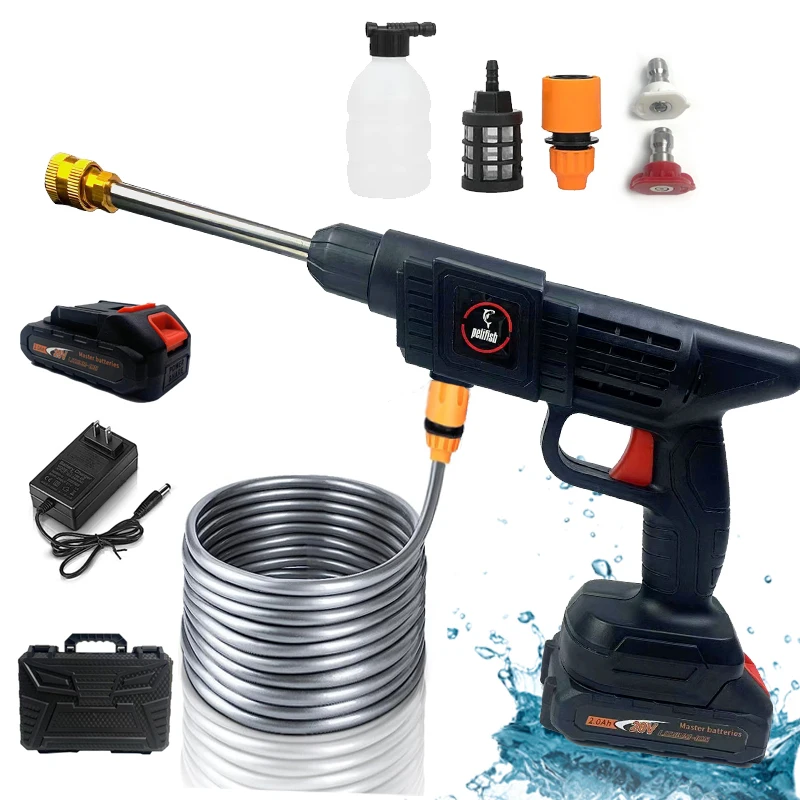 

Car washer Pressure Washer high Pressure Cordless Car Washing Machine Garden Cleaning Tools Water Spray Gun