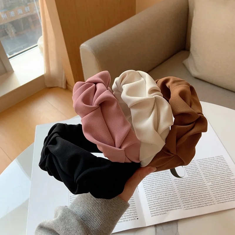 Fashion Headbands Women Headdress Hair Band Hoop Designer Hairband Girls Hair Bow Boho Cloth Headbands