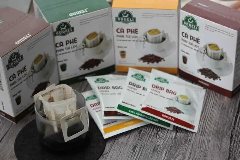 
Gudeli Sophisticated ground coffee Arabica hanging ear type drip coffee filter bag 