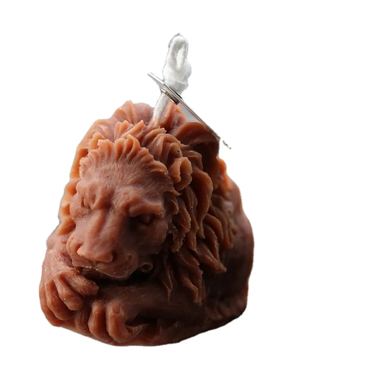 

Lion head silicone candle mold Lion Head Plaster Molds DIY Wax Candle Molds