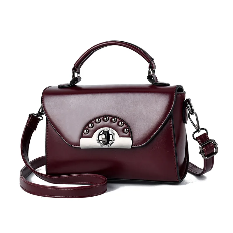 

Wholesale High Quality Sac A Main Femme Sac De Luxe vintage pu Leather Lady Handbag, 6colors