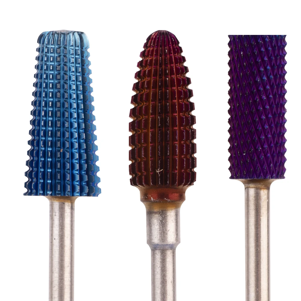 

Straight Edge With Spiral Cut & Typhoon Bits For Cuticle Remover /Yaqin Nail Drill Bits