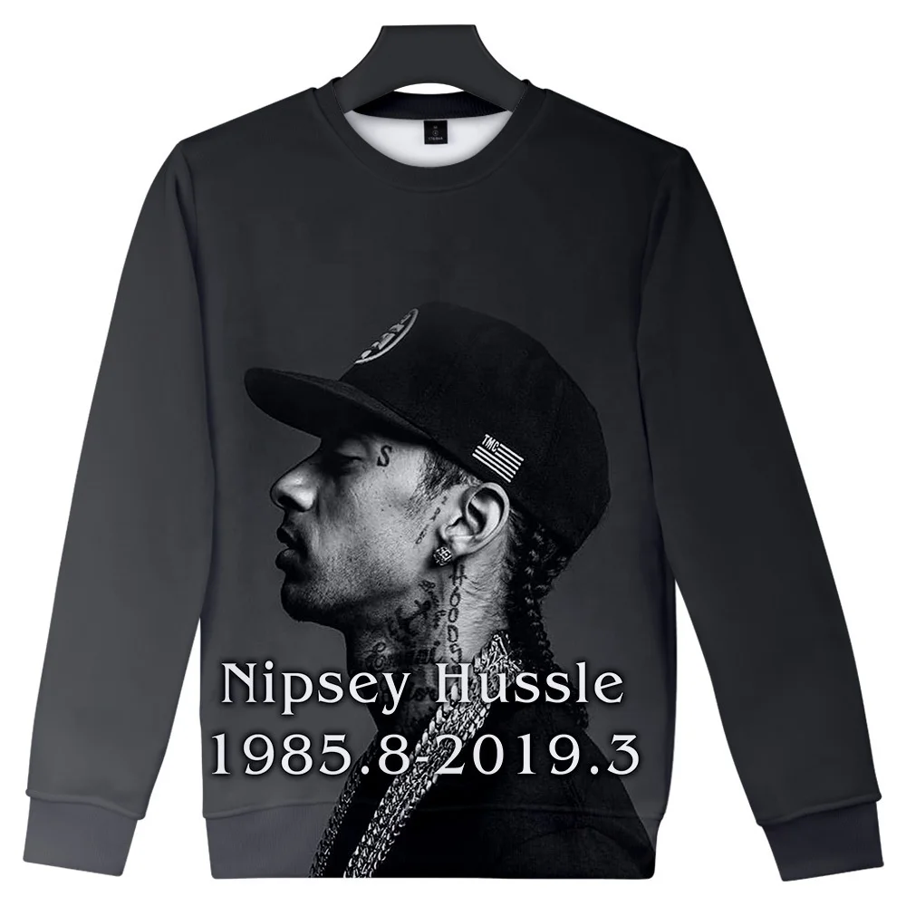 

Popular Hip-hop 3D Digital Printing Round Neck Sweater For Men, Multi colors