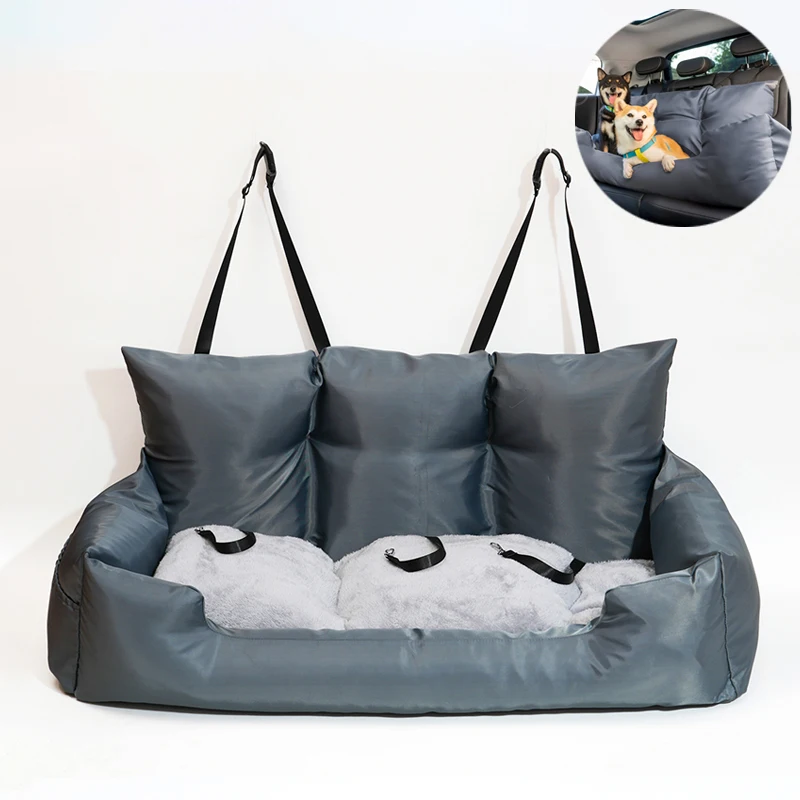 

Travel Bolster Safety Large Dog Car Seat Bed for Cat Dog Beds Pet Carrier Bag Pet Backseat Cover Pet Seat Design Dog Products