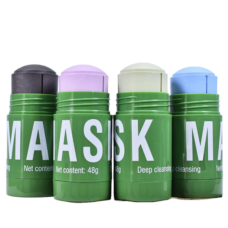 

dropshipping green tea clay masking stick original mascarillasl facial beauty face mask cleansing stick products for women cream