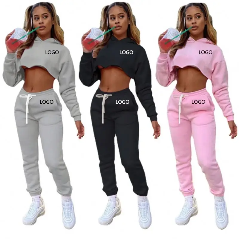 

2021 Winter Clothing two piece fall set With Name Brand Wholesale, 5 colors