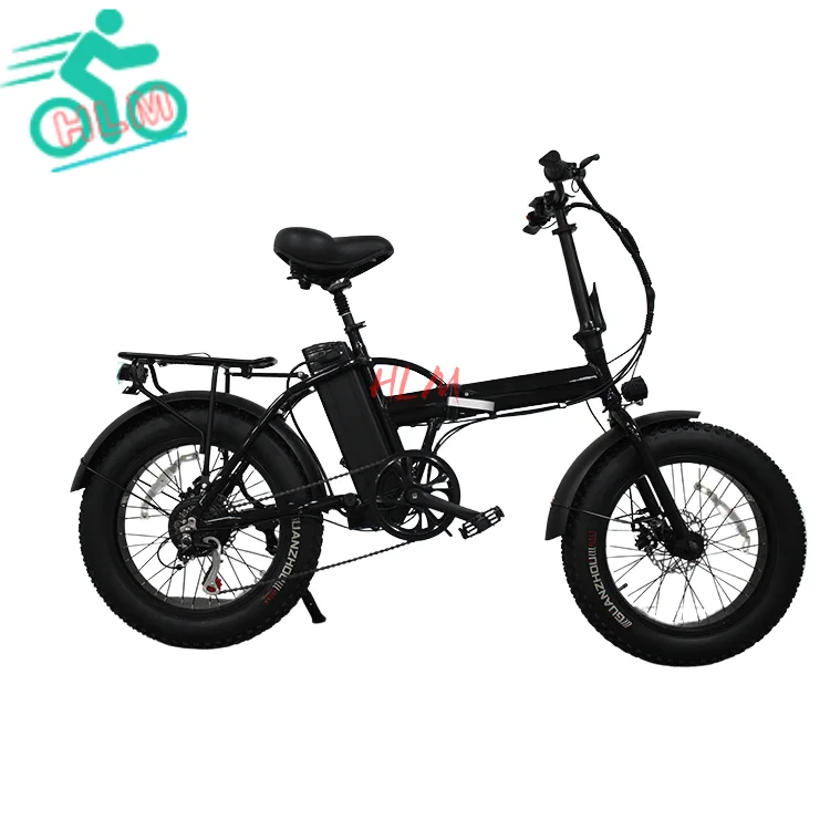 

HLM Hot Sale 20 inch 500w 48v hidden battery aluminium 4.0 fat tire fatbike ebike electric folding bike