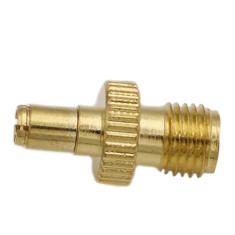 

Adapter TS9 Male Plug To SMA Female Jack Straight Gold Brass Plating