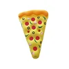 Wholesale single pool float pizza mattress water float PVC inflatable pizza slice pool float Large air bed inflatable pizza