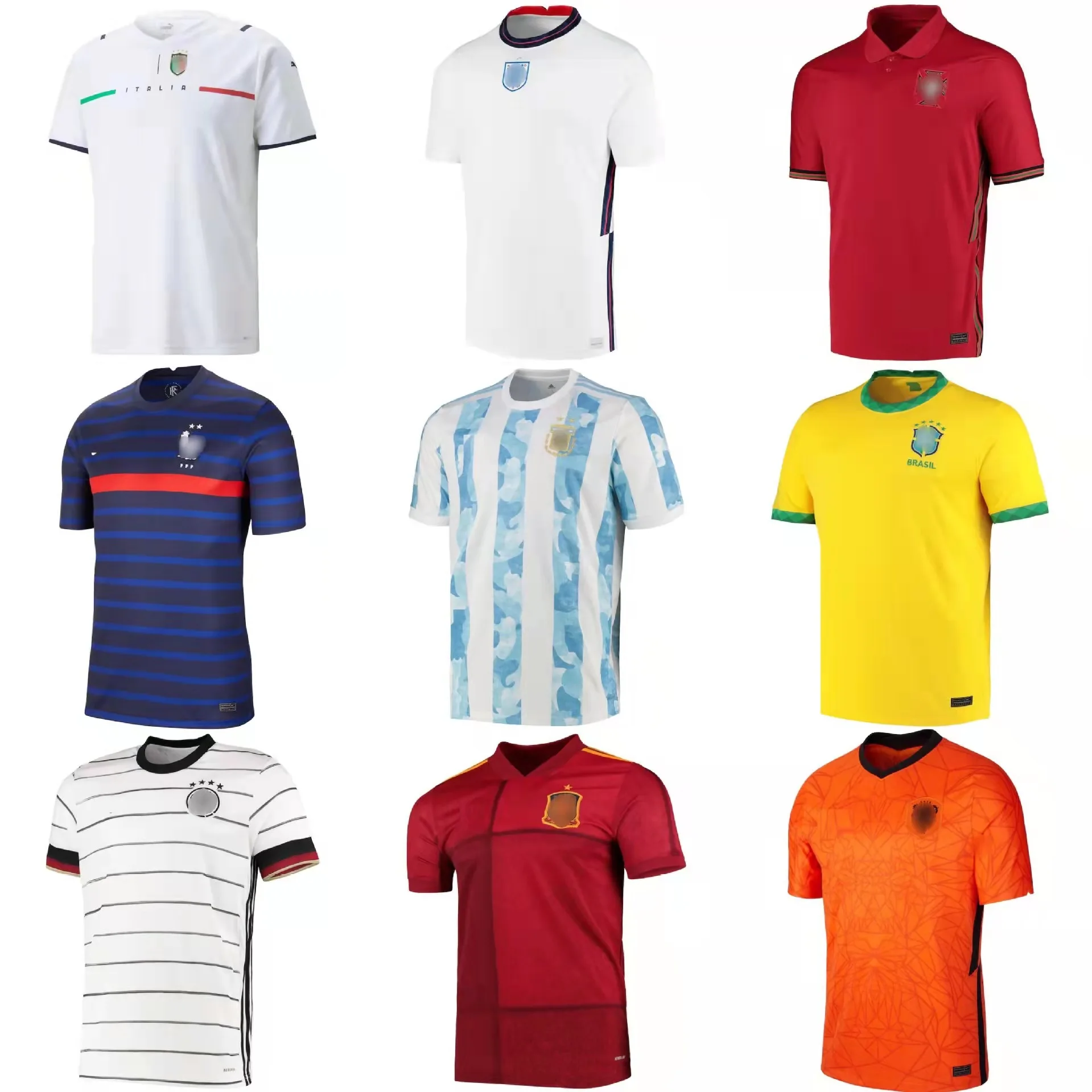 

2022 Qatar breathable jersey football 2021 Quick-drying jersey Men's customized football world cup jersey for competition, As request