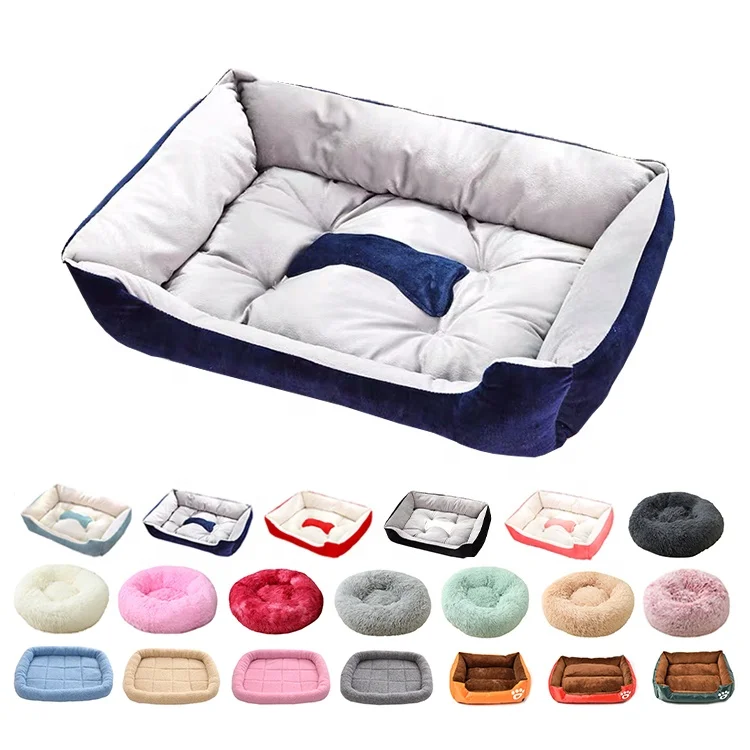 

China Newest wholesale couch Orthopaedic Memory Foam Cushion cat pet beds amp accessories For Dog bed, Blue,red,black,brown