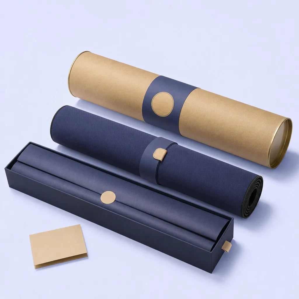 Cylindrical Kraft Gift Tube and Presentation Packaging